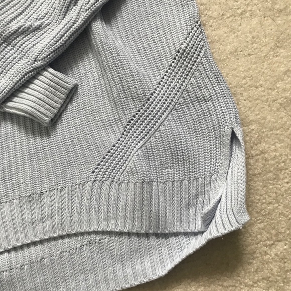 Hollister Baby Blue Knit Sweater XS - Picture 3 of 7